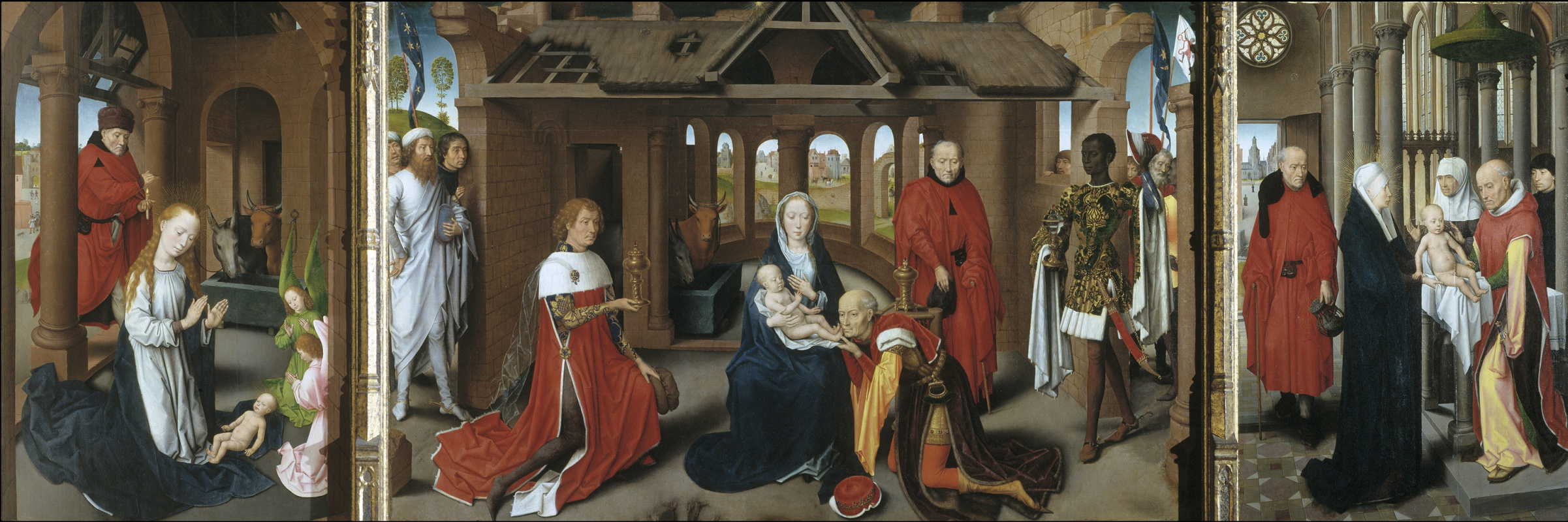 Ганс Мемлинг Hans Memling ca 1440 1494 Flanders Алтарная живопись