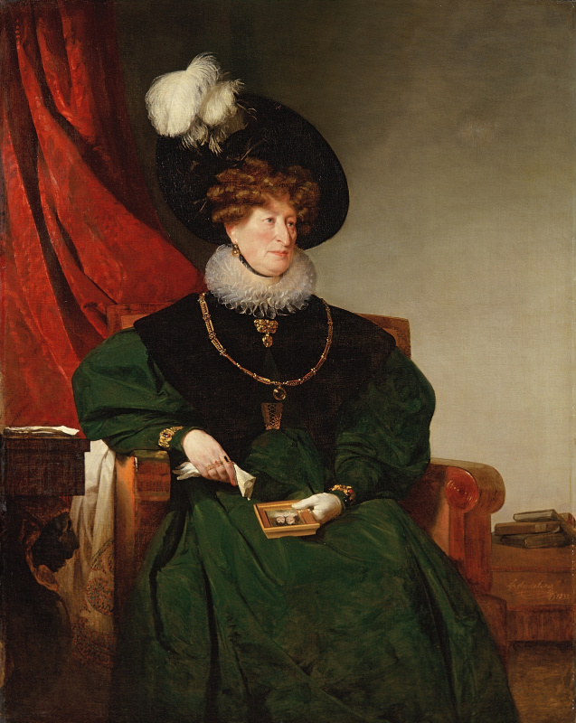 男爵夫人塞西莉亚冯埃斯克勒斯的肖像. 1832