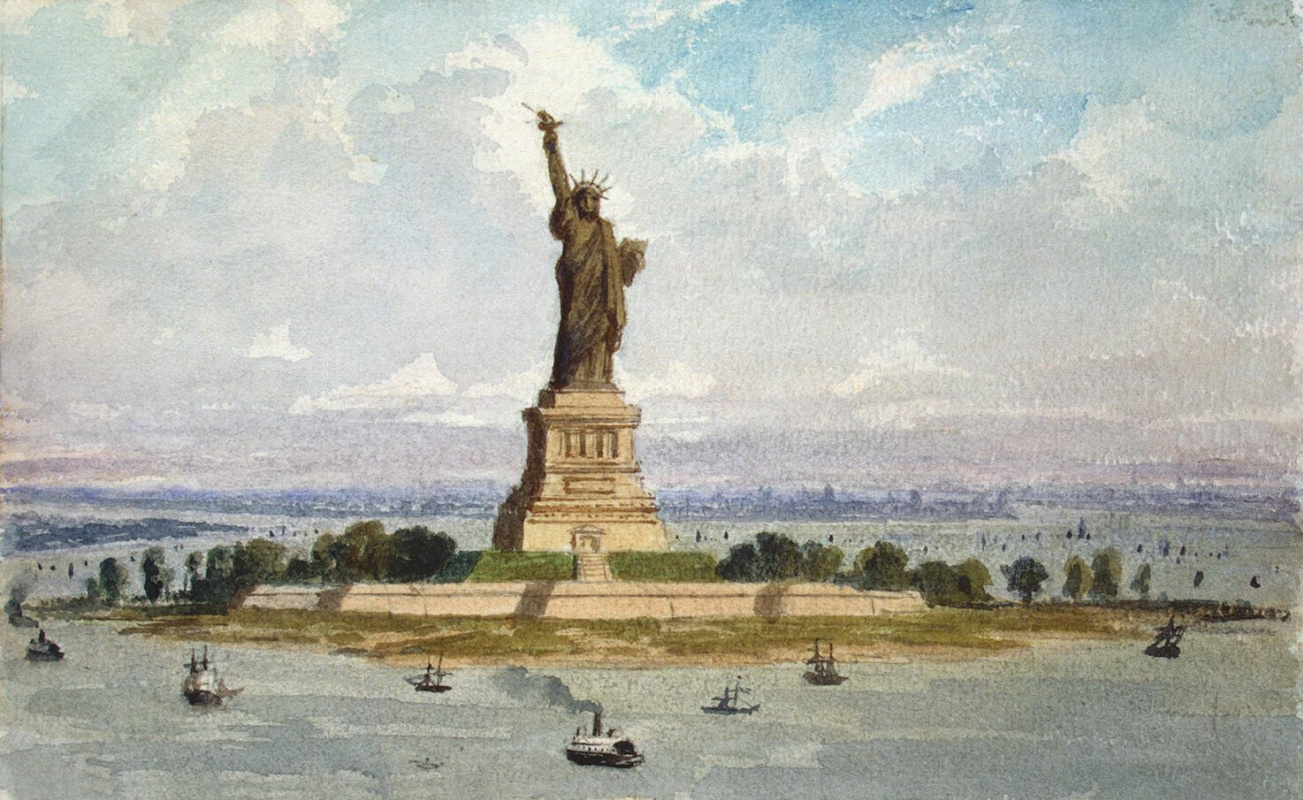 the statue of liberty in new york