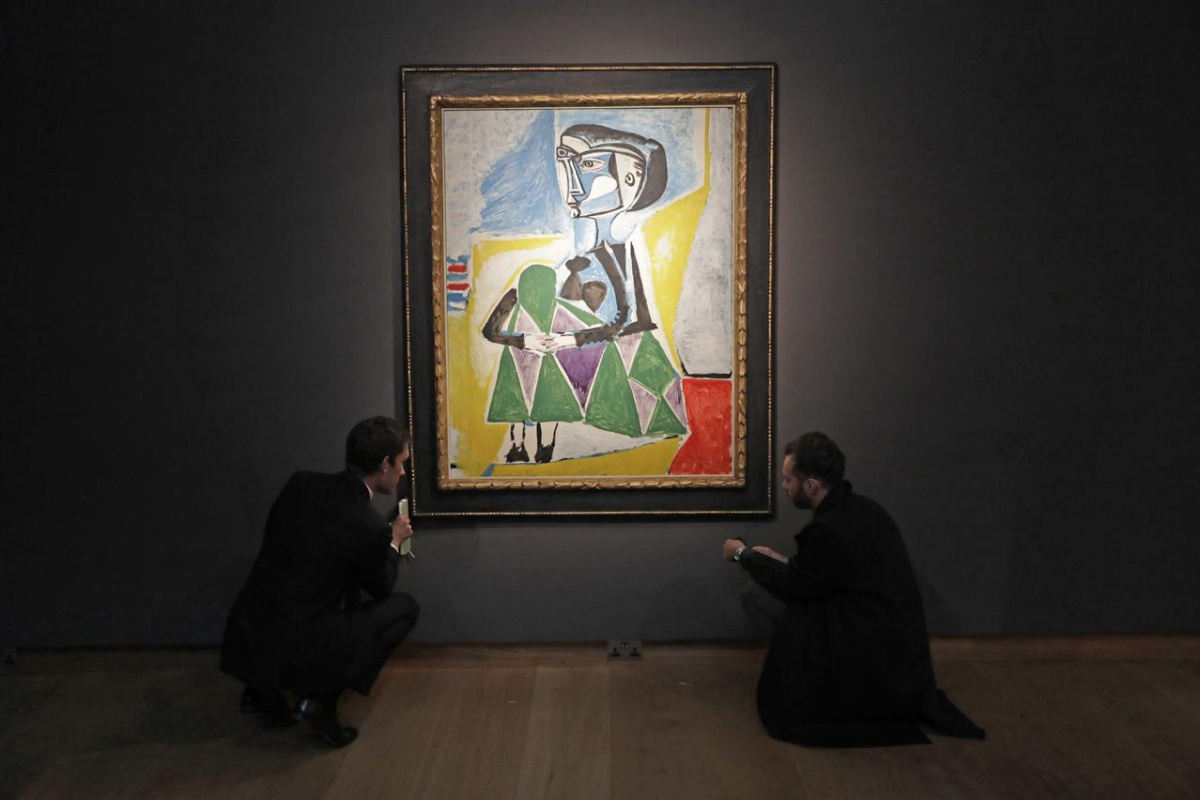 «Женщина на корточках» Пикассо впервые будет выставлена на торги за 30 млн долларов