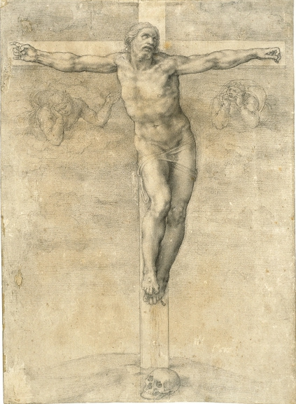 Микеланджело. «Христос на кресте». Создано для Витории Колонны.
Коллекция Британского музея