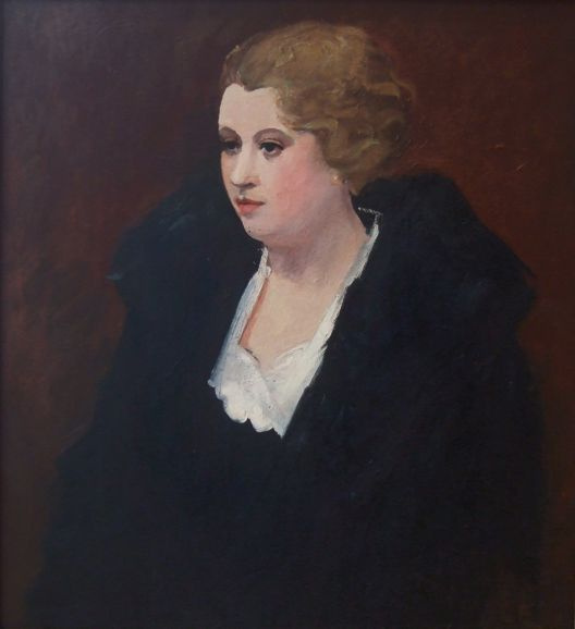 Портрет Мальвины Браун-Фини. Леонор Фини. 1925. Источник