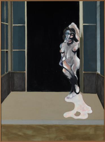 Francis Bacon. Female nude standing in doorway (1972)