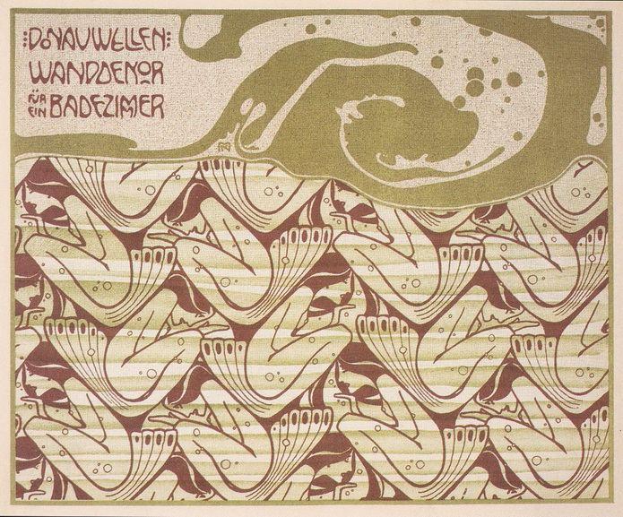 Коломан Мозер. Волны Дуная, 1901