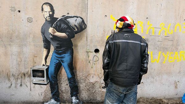 Москвичи увидят работы знаменитого мастера граффити Бэнкси