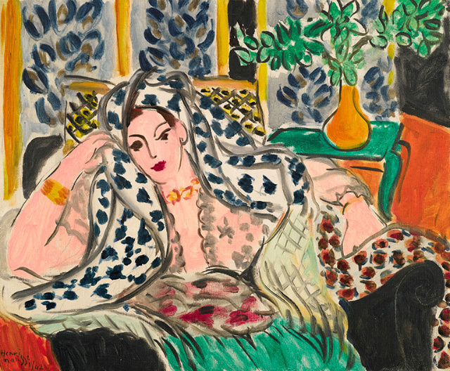 "Одалиска"  - турецкая принцесса кисти Анри Матисса на торгах Sotheby’s за 12 млн. фунтов стерлингов: секреты гарема