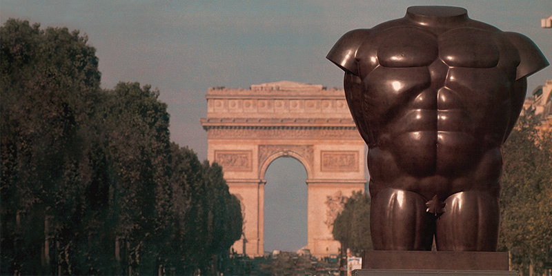 Вор украл статую Ботеро из галереи на самой охраняемой улице Франции
