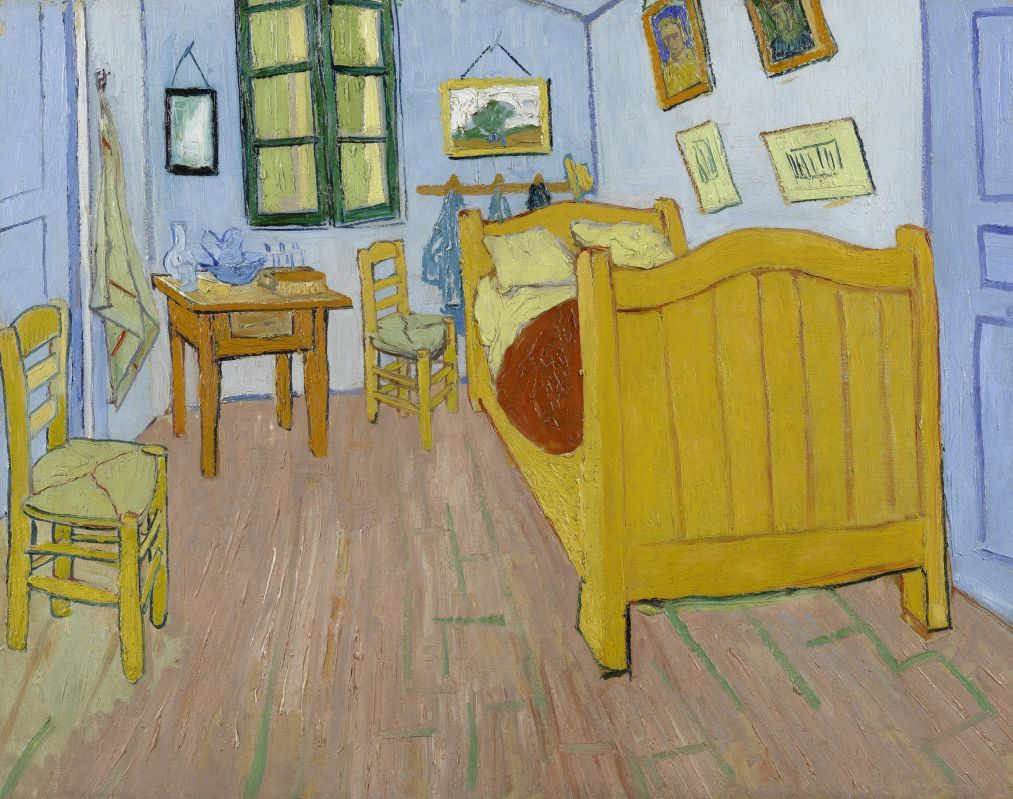 The bed that witnessed Van Gogh`s ear-cutting