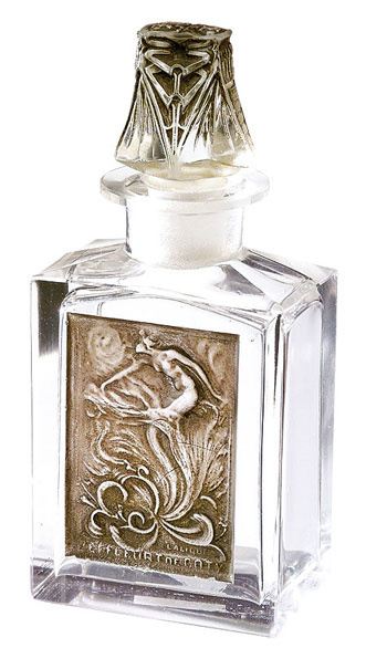 Рене Лалик для Коти. Флакон для одеколона L’Effleurt - «Прикосновение» - выполнен в древнеегипетском