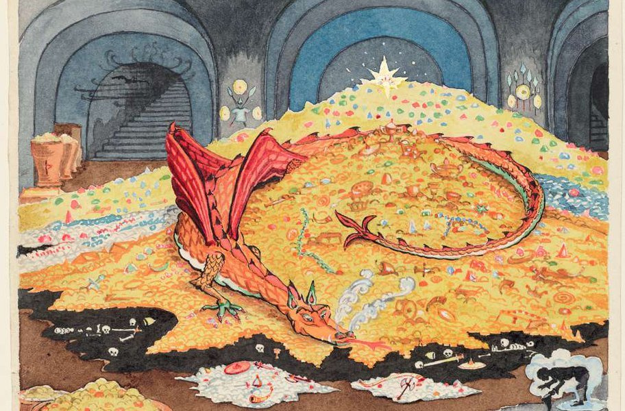 Рисунки Толкина к «Властелину колец» впервые покажут публике