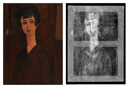The portrait of Modigliani's supposed ex-lover found underneath the artist's later picture
