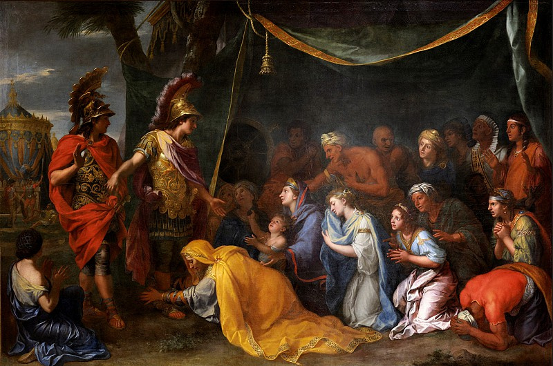 Шарль Лебрен, «Королева Персии у ног Александра» («Шатер Дария»), 1680 год

 