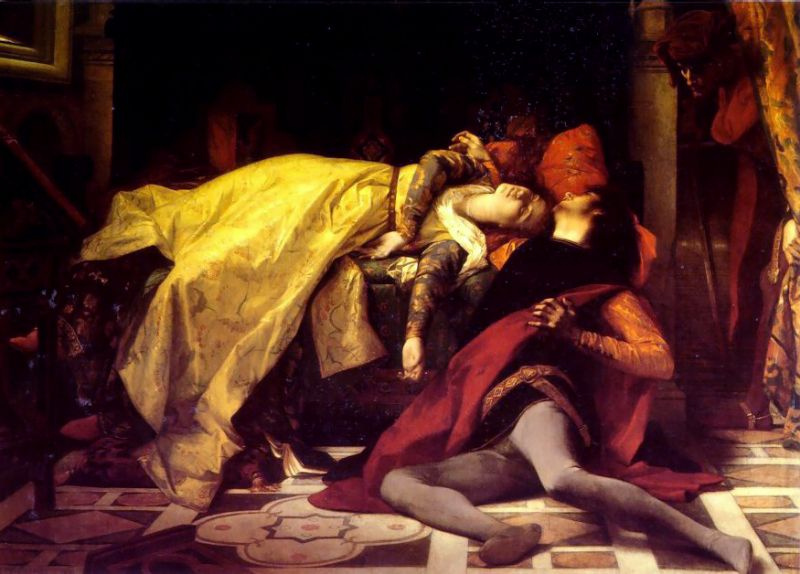 Александр Кабанель. Смерть Франчески де Римини