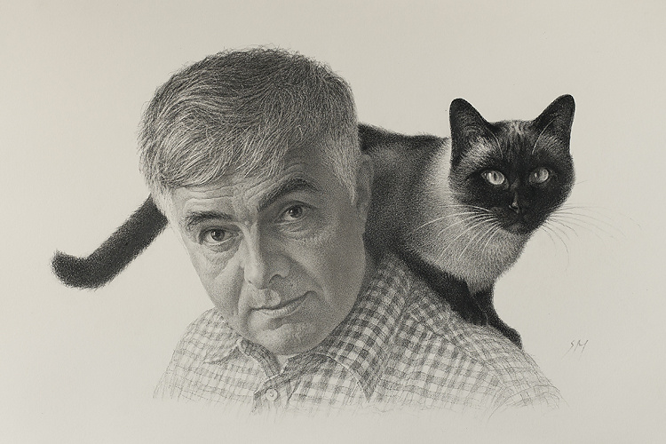 Сергей Алексеевич Макаров. Папа с котом