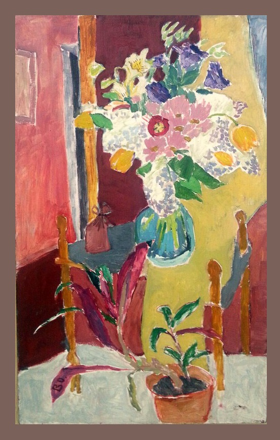 Олег Белоусов. "Still life with yellow tuilps"
