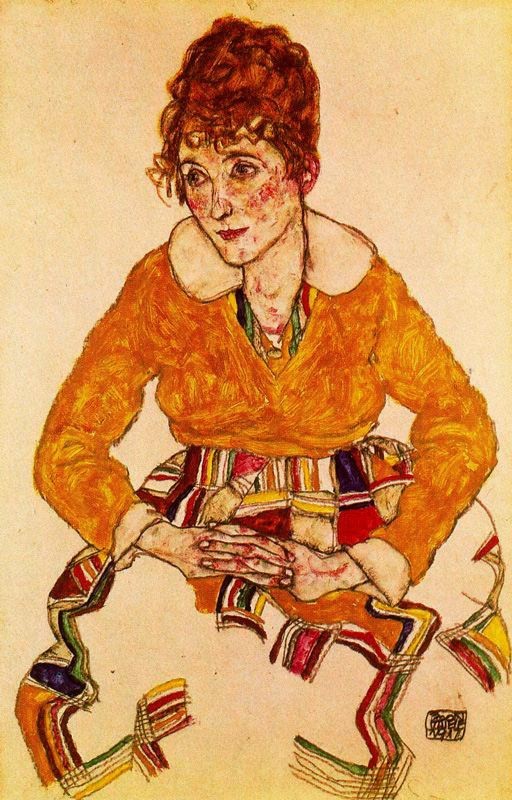 Эгон Шиле. Портрет жены художника