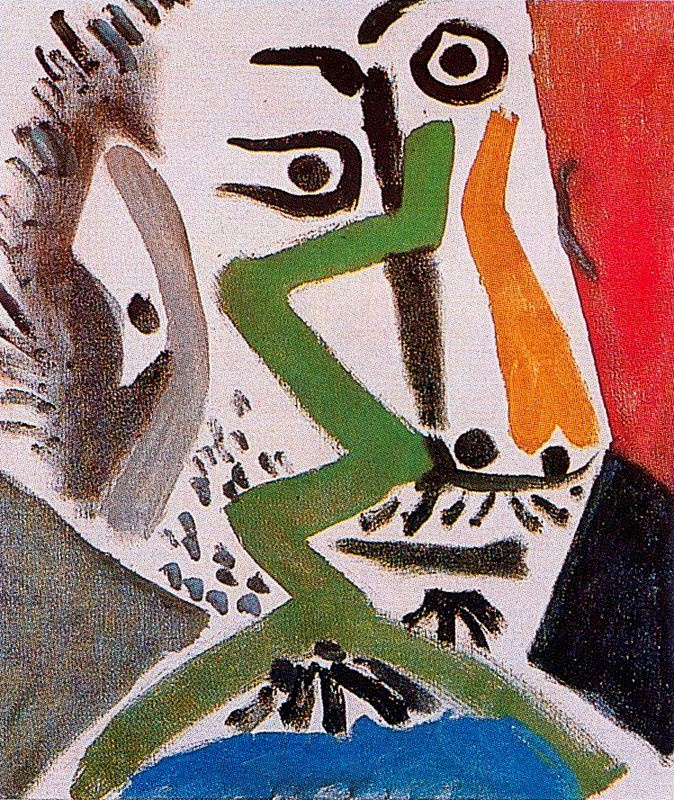 Пабло Пикассо. Голова мужчины 3