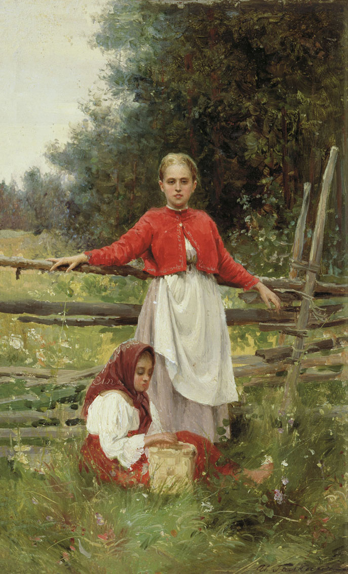 Илья Саввич Галкин. Крестьянские дети. 1898