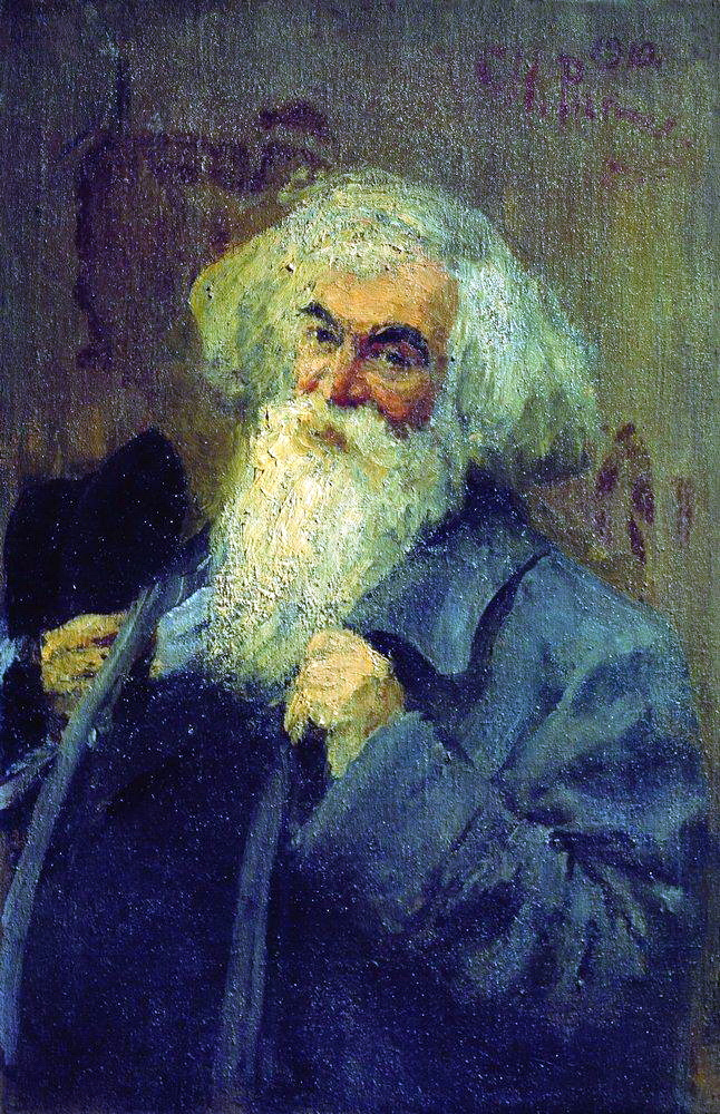 Илья Ефимович Репин. Портрет писателя И. И. Ясинского