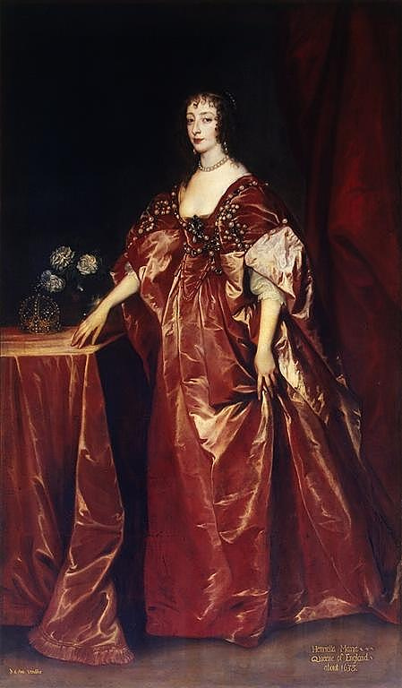 Антонис ван Дейк. Портрет королевы Генриетты-Марии