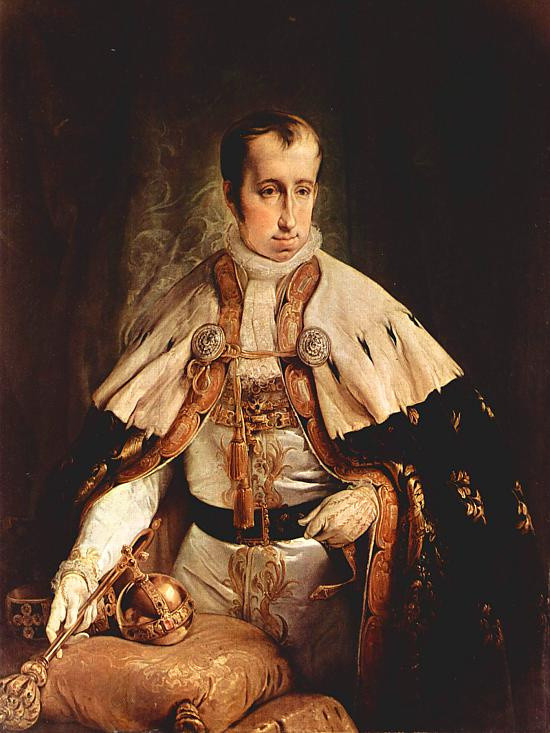 Франческо Айец. Портрет императора Фердинанда II Австрийского