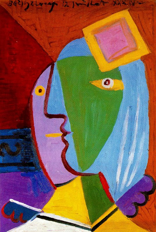 Пабло Пикассо. Женщина в шляпке (Мари-Терез Вальтер)