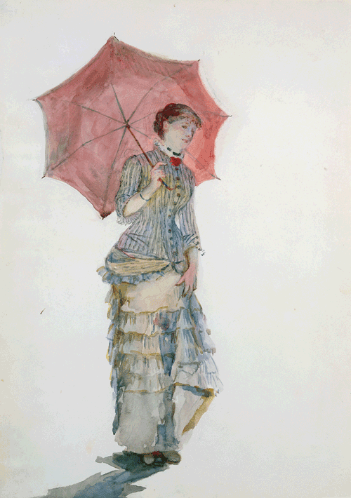 Мари Бракемон. Женщина с зонтиком