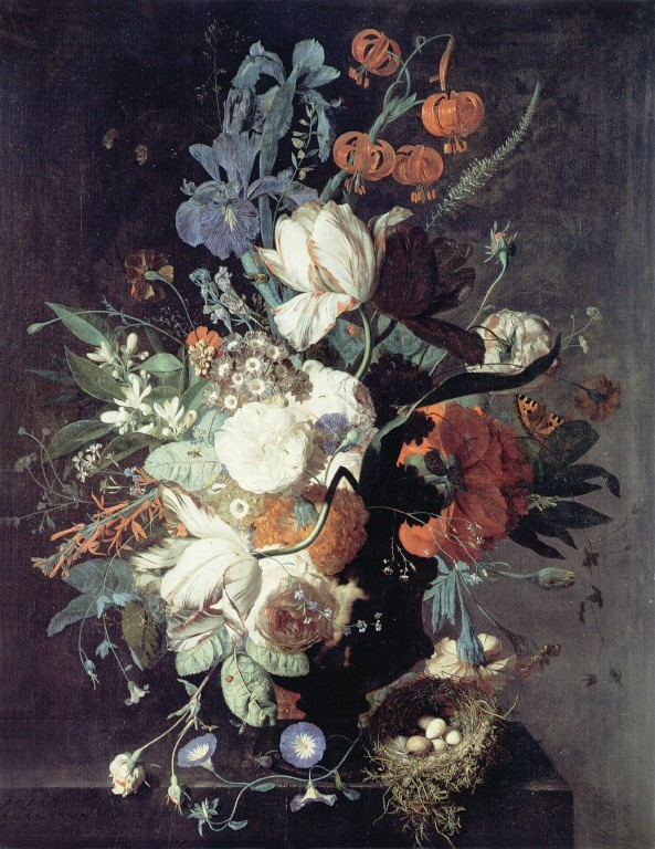 Ян ван Хейсум. Белые цветы