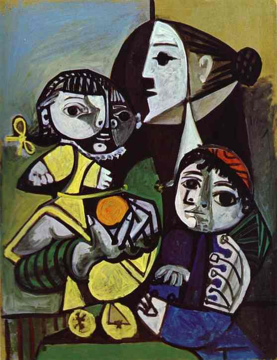 Пабло Пикассо. Франсуаза, Клод и Палома