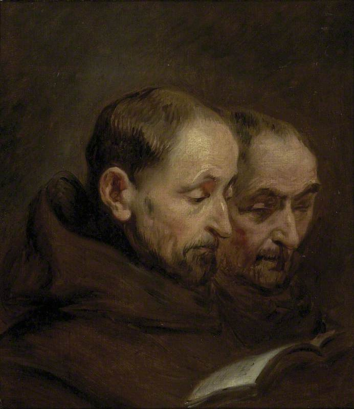Томас Гейнсборо. Два монаха за чтением
