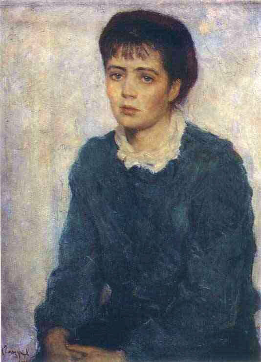 Илья Сергеевич Глазунов. Портрет жены художника.1955