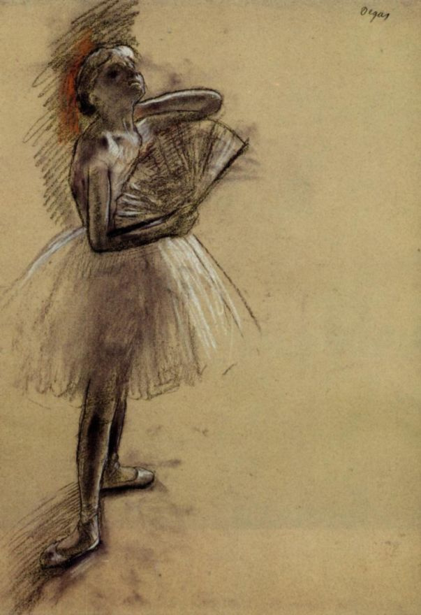 Эдгар Дега. Балерина с веером