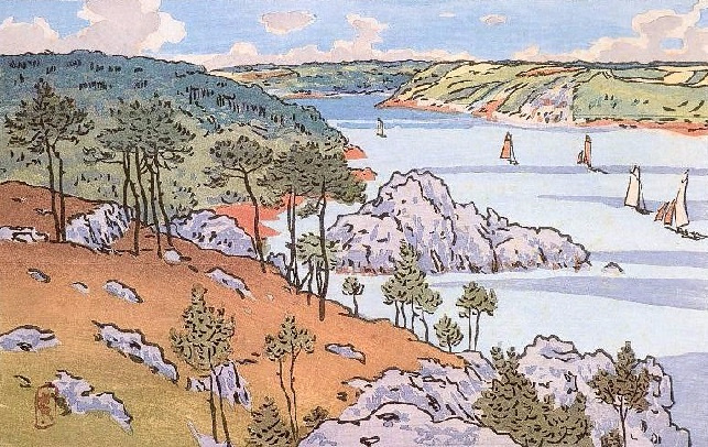 Анри (Henri) Ривьер (Rivière). Устье Триё (L\'embouchure du Trieux)