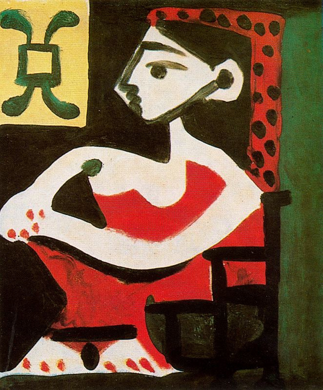 Пабло Пикассо. Портрет Жаклин в профиль II
