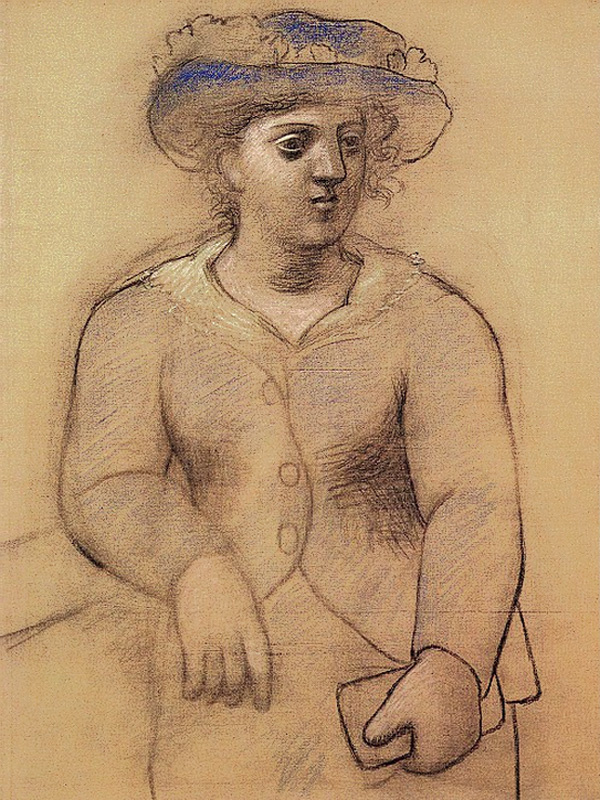 Пабло Пикассо. Женщина в шляпе