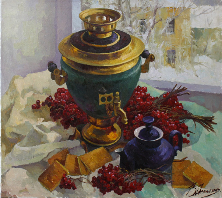 Виктор Довбенко. Чай с калиной.  2017
