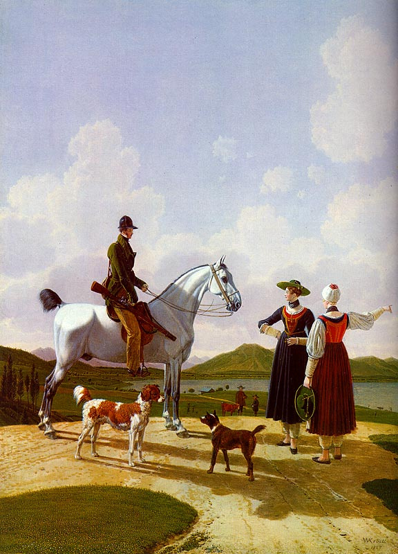 Вильгельм Александр Вольфганг фон Кобелль. Всадник на белом коне