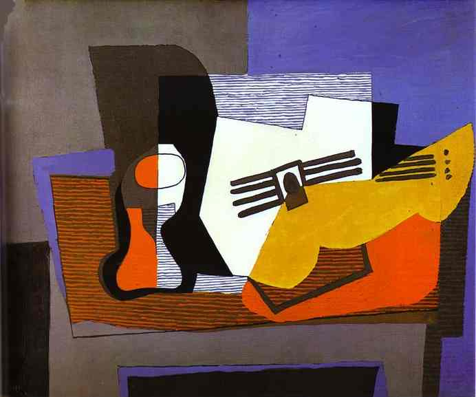 Пабло Пикассо. Натюрморт с гитарой