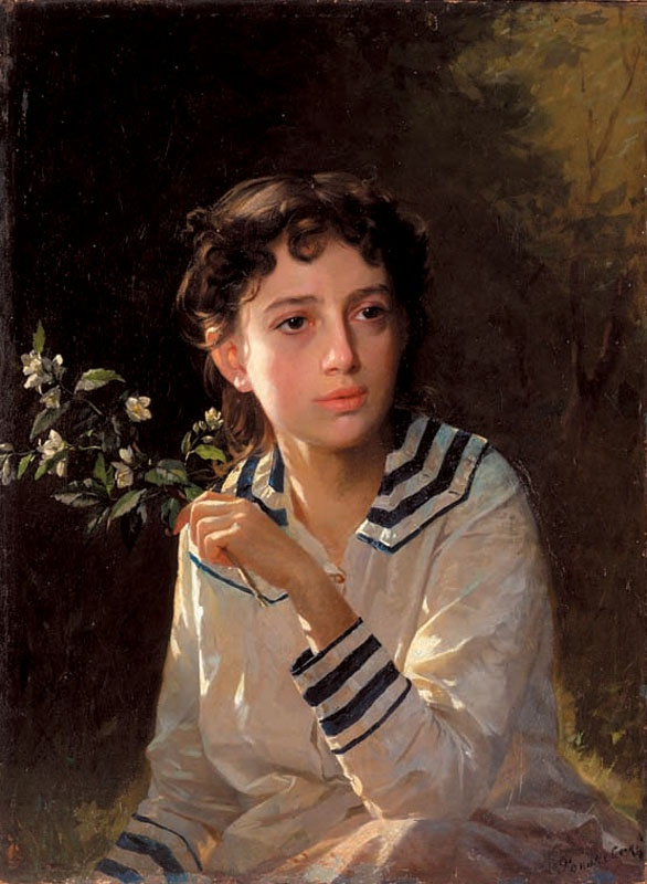 Афанасий Ефимович Рокачевский. Портрет дочери художника