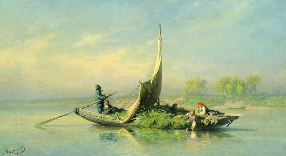 Фёдор ÐлекÑандрович ВаÑильев. КреÑтьÑнÑÐºÐ°Ñ ÑÐµÐ¼ÑŒÑ Ð² лодке