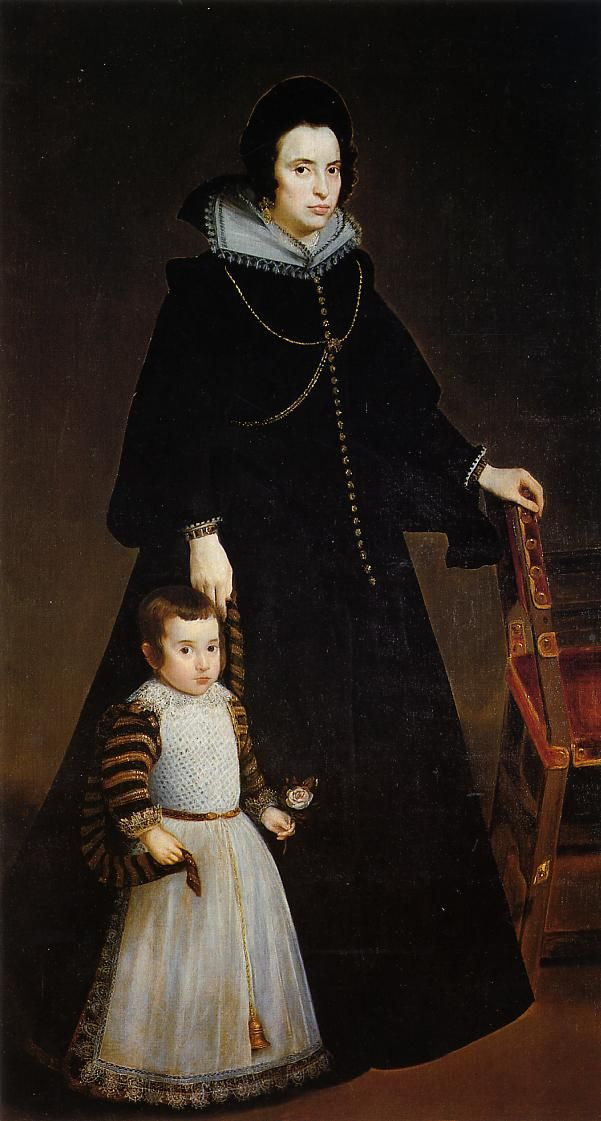Диего Веласкес. Портрет Антонии де Ипеньяррьета-и-Гальдос с сыном Луисом