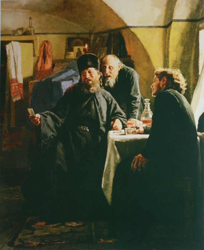 Николай Васильевич Неврев. Монахи. 1880