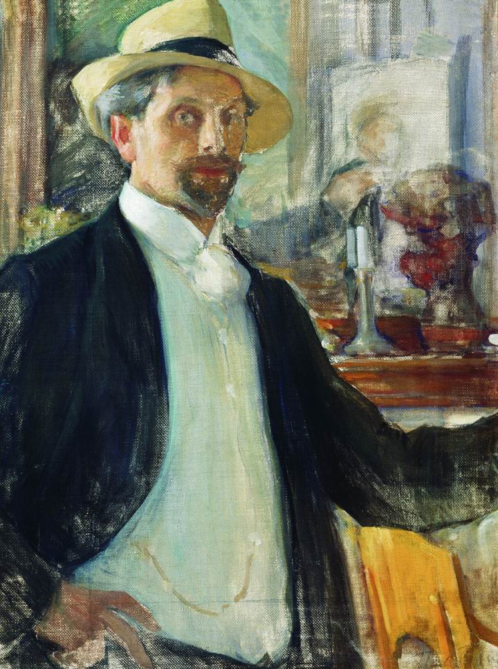 Леонид Осипович Пастернак. Автопортрет. 1908