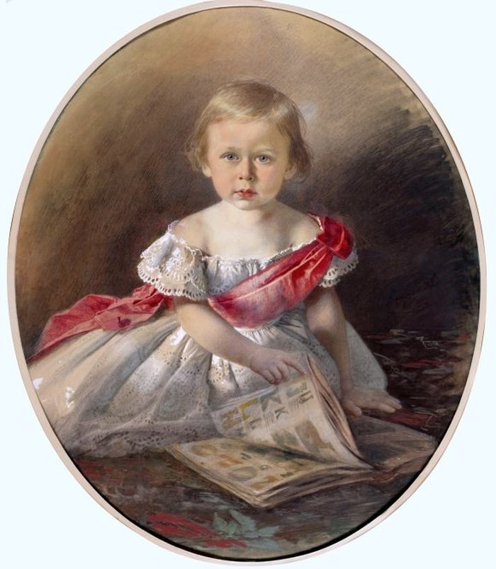 Иван Николаевич Крамской. Портрет неизвестной (возможно, портрет дочери художника Софии)