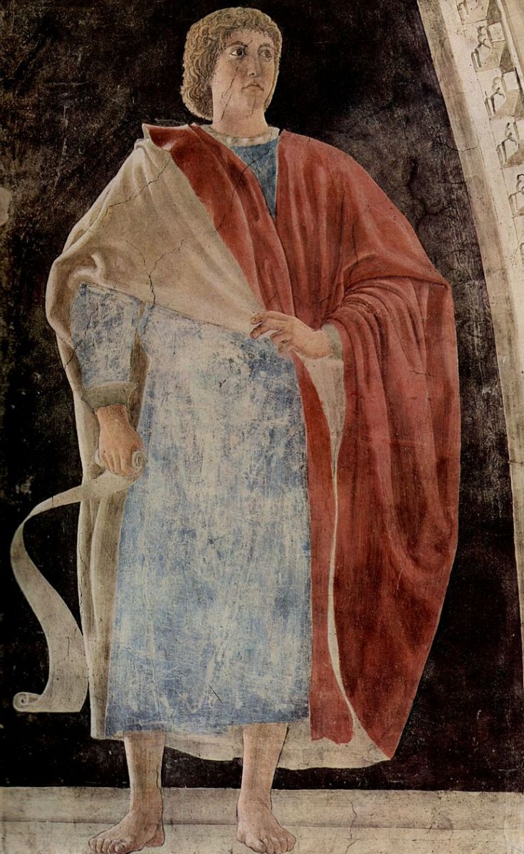 Пророк. Фрески церкви Сан Франческо в Ареццо