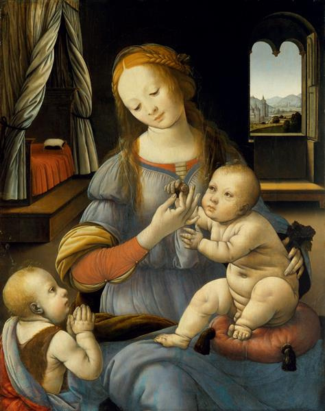 Лоренцо ди Креди. Богородица с Младенцем и Святым Иоанном