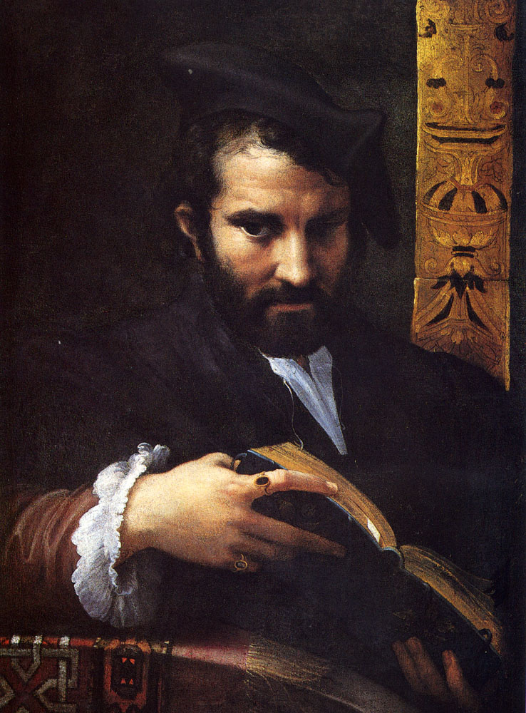 Франческо Пармиджанино. Портрет мужчины с книгой
