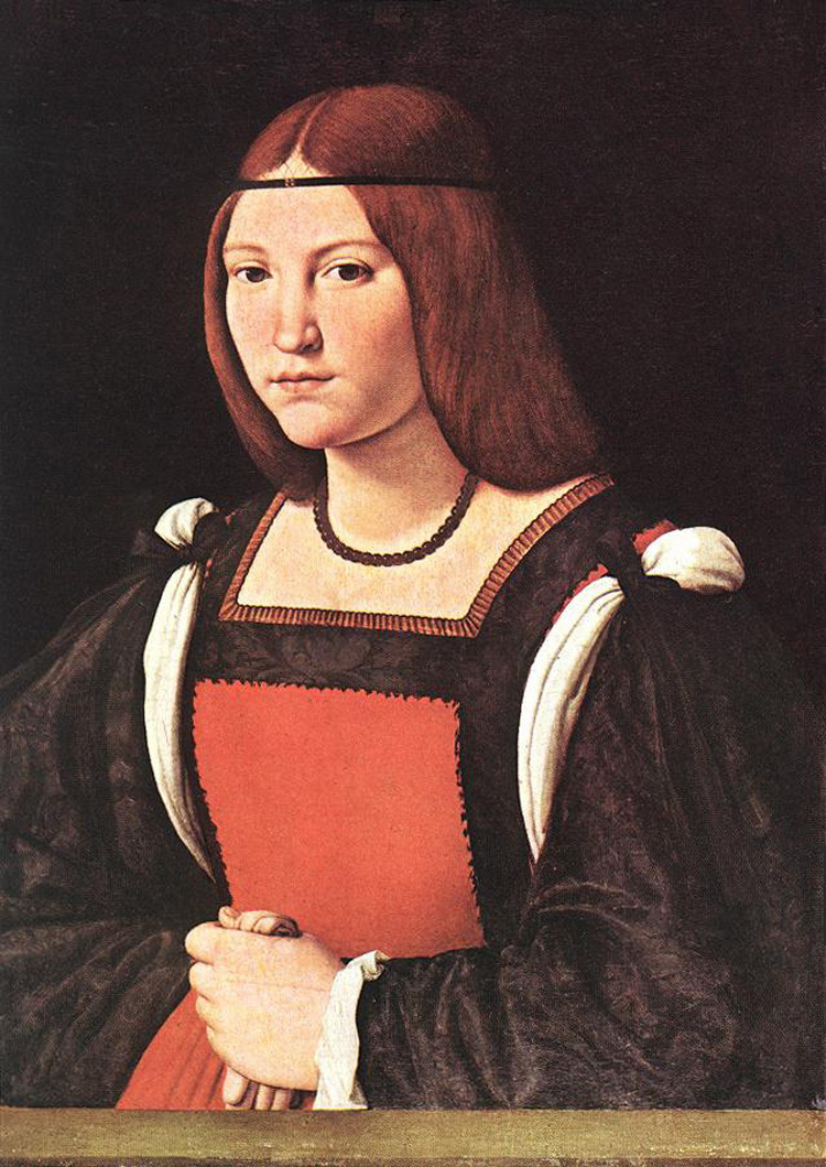 Джованни Антонио Болтраффио. Портрет молодой женщины