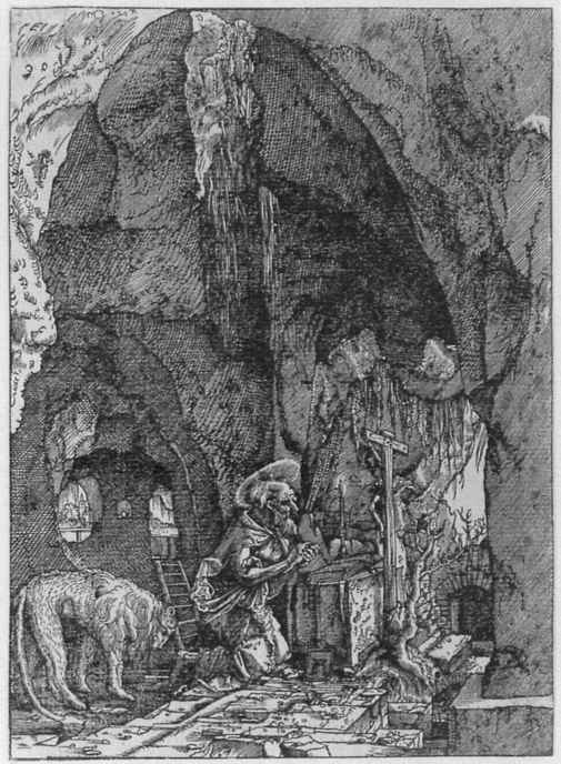 Альбрехт Альтдорфер. Святой Иероним в пещере