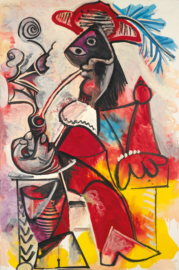 Пабло Пикассо. Мушкетер с трубкой